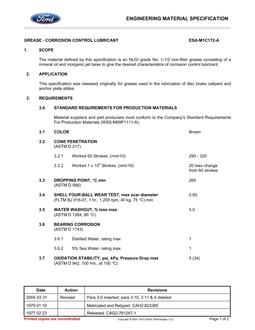 FORD ESA-M1C172-A