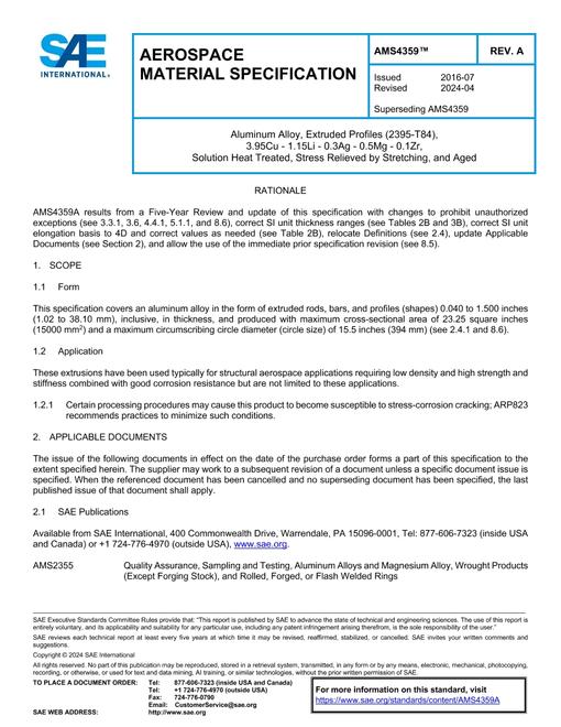SAE AMS4359A