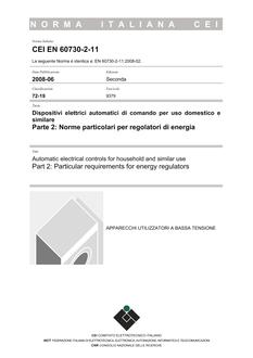 CEI EN 60730-2-11