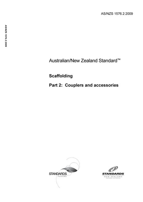 AS/NZS 1576.2:2009