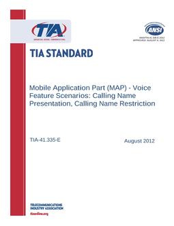 TIA ANSI/TIA-41.335-E