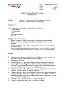 NR NR/L3/TRK/002/D01 ISSUE 2
