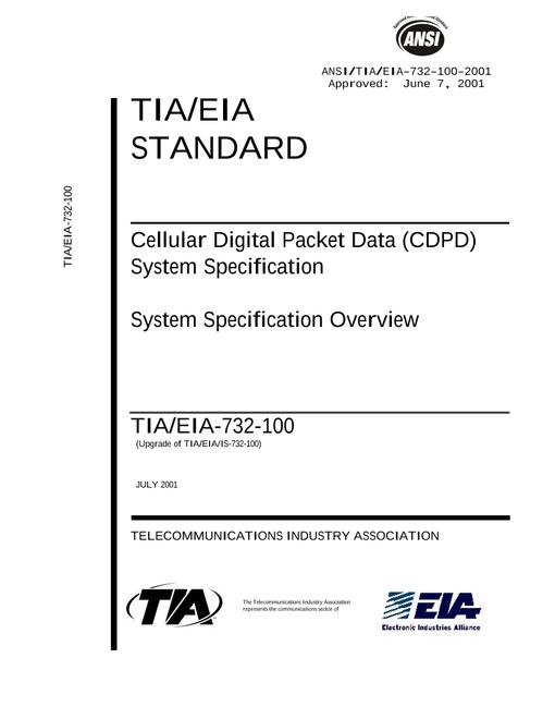TIA ANSI/TIA/EIA-732-100