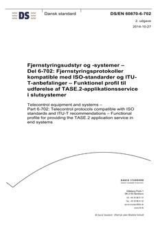 DANSK DS/EN 60870-6-702