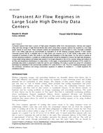 HO-18-C047 -- Transient Air Flow Regimes in Large Scale High Density Data Centers