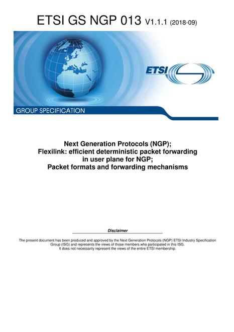 ETSI GS NGP 013