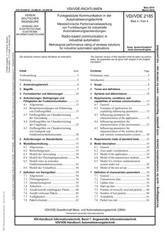 VDI VDI/VDE 2185 BLATT 4