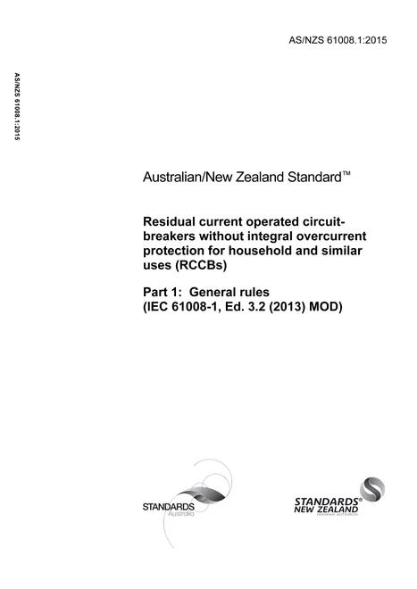 AS/NZS 61008.1:2015