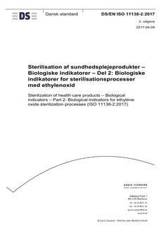 DANSK DS/EN ISO 11138-2