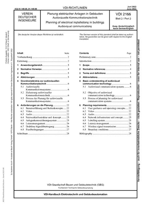 VDI VDI 2166 BLATT 3