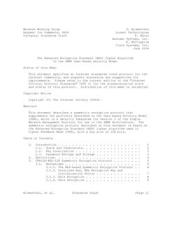 IETF RFC 3826