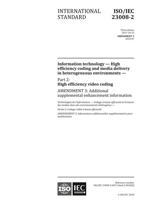 ISO/IEC 23008-2:2017/Amd3:2018