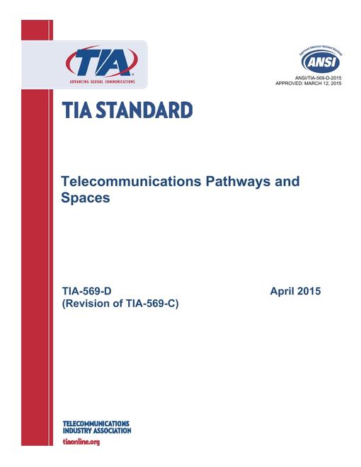 TIA ANSI/TIA-569-D