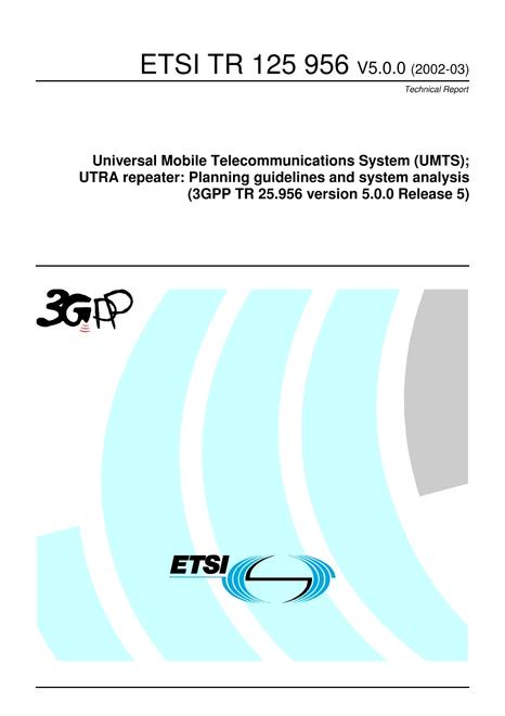 ETSI TR 125 956