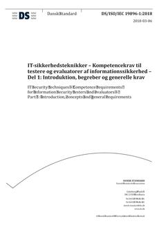 DANSK DS/ISO/IEC 19896-1