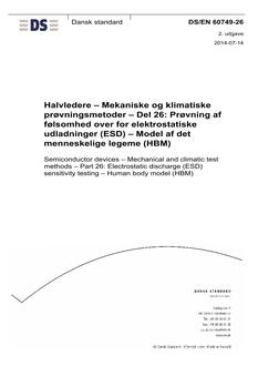 DANSK DS/EN 60749-26