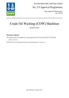 DNV DNV TAP NO. 785.70