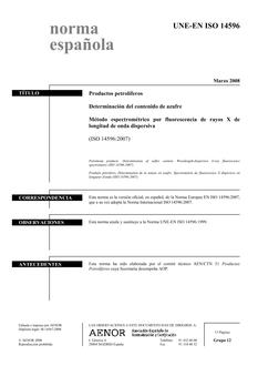 AENOR UNE-EN ISO 14596