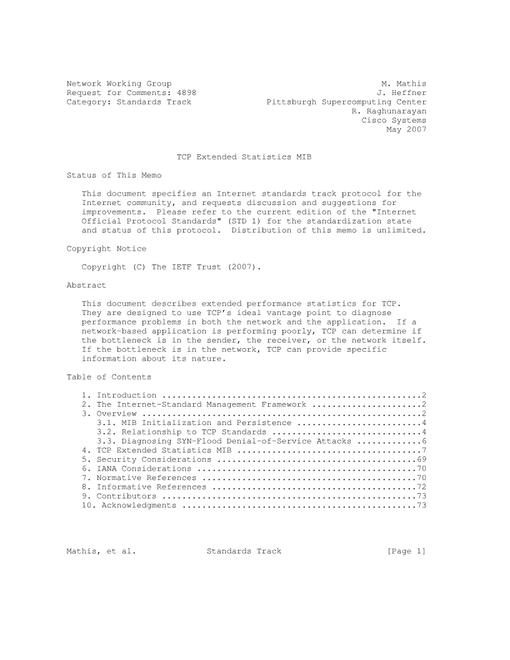 IETF RFC 4898