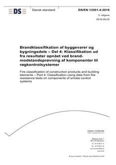 DANSK DS/EN 13501-4