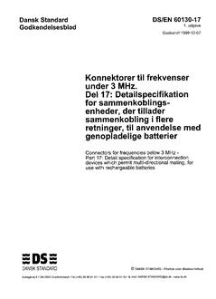 DANSK DS/EN 60130-17