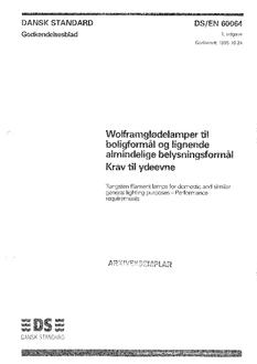 DANSK DS/EN 60064
