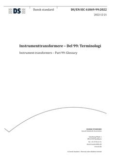 DANSK DS/EN IEC 61869-99