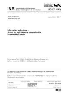SNV SN ISO/IEC 15434