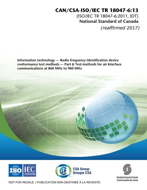 CAN/CSA-ISO/IEC TR 18047-6:13 (R2017)