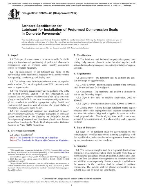 ASTM D2835-89(2017)