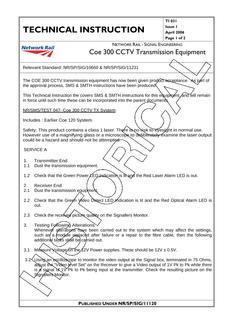 NR TI 031 ISSUE 1
