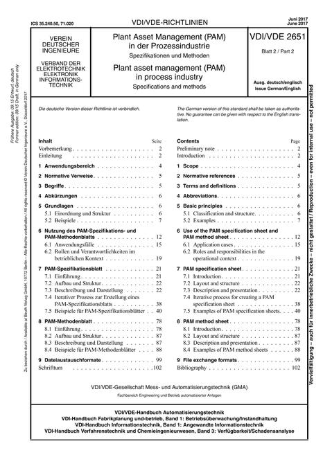 VDI VDI/VDE 2651 BLATT 2