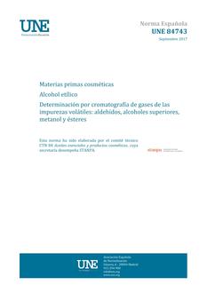 AENOR UNE 84743