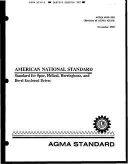 AGMA 6010-E88