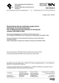 SNV SN ISO 8528-9