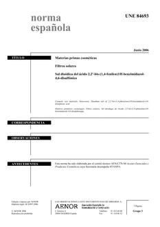 AENOR UNE 84693