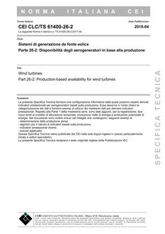 CEI CLC/TS 61400-26-2