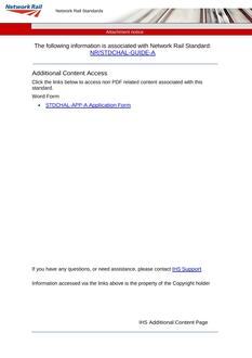 NR NR/STDCHAL-GUIDE-A ISSUE 1