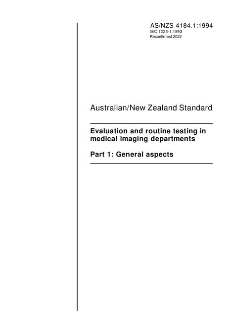 AS/NZS 4184.1:1994