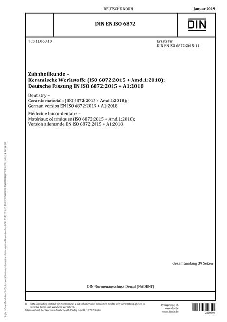 DIN EN ISO 6872