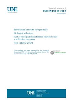 AENOR UNE-EN ISO 11138-2