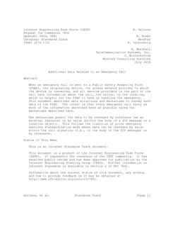 IETF RFC 7852