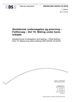 DANSK DS/EN ISO 22476-15