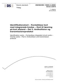 DANSK DS/ISO/IEC 15693-3