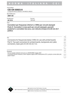 CEI EN 60603-9