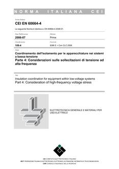 CEI EN 60664-4