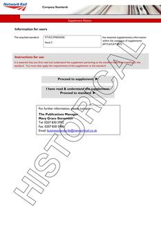 NR RT/CE/PWSI/006 ISSUE 2