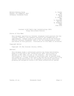 IETF RFC 3820