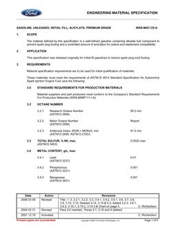 FORD WSS-M4C125-A
