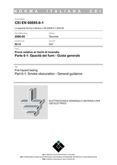 CEI EN 60695-6-1